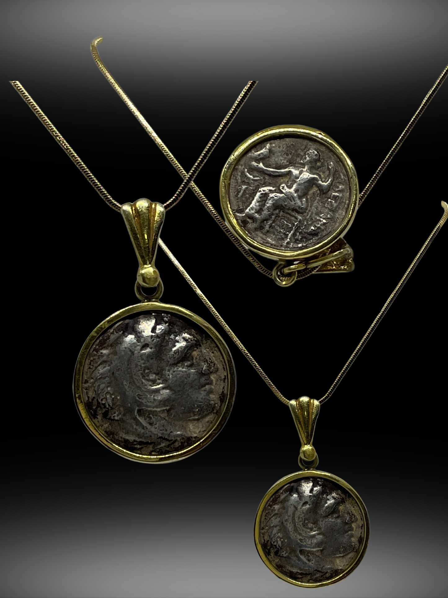 Alexander the Great Coin (336 BCE) in 14k Gold Pendant - A Treasured Legacy