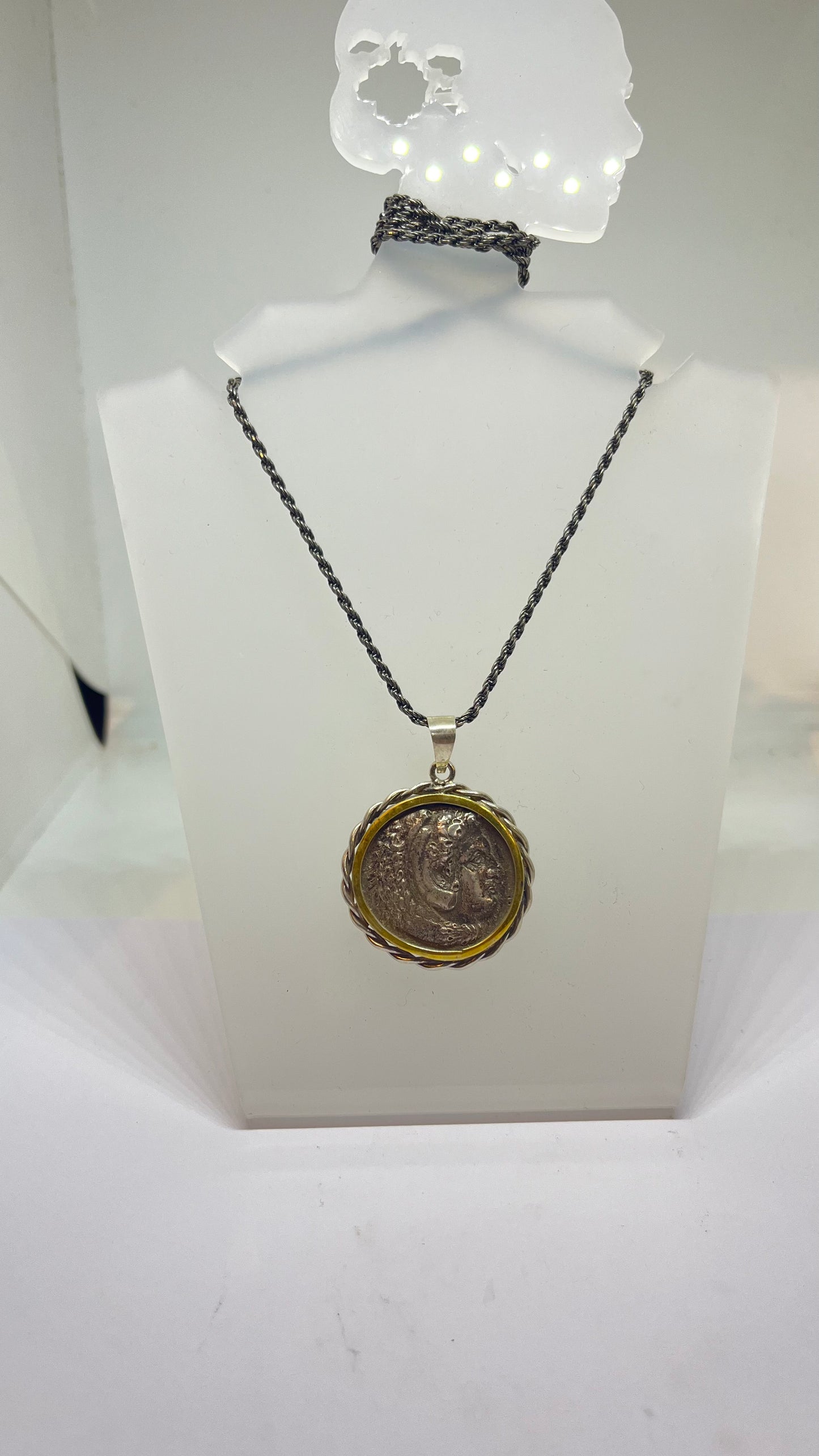 Legacy of Alexander: Tetradrachms of Alexander the Great in Sterling Silver Pendant
