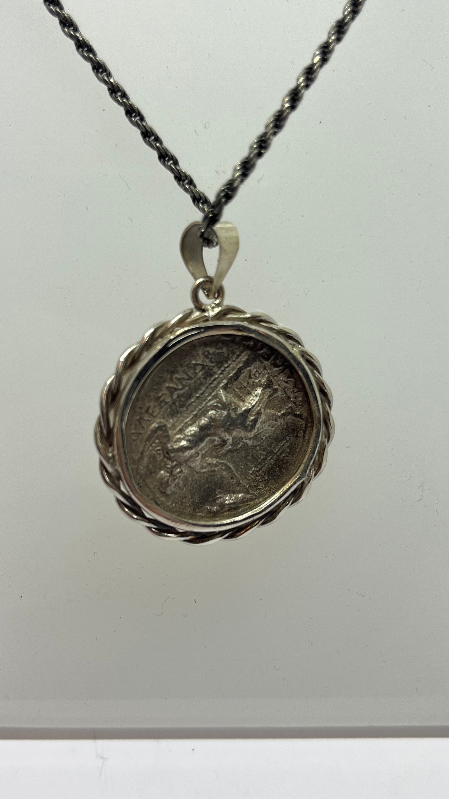 Legacy of Alexander: Tetradrachms of Alexander the Great in Sterling Silver Pendant
