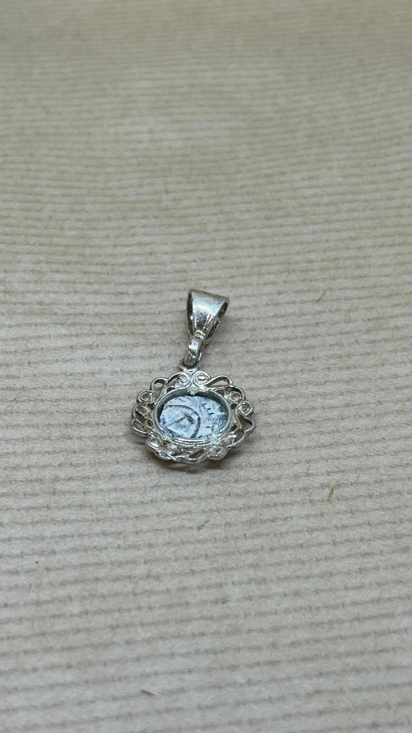 Widow's Mite Coin in Sterling Silver Pendant
