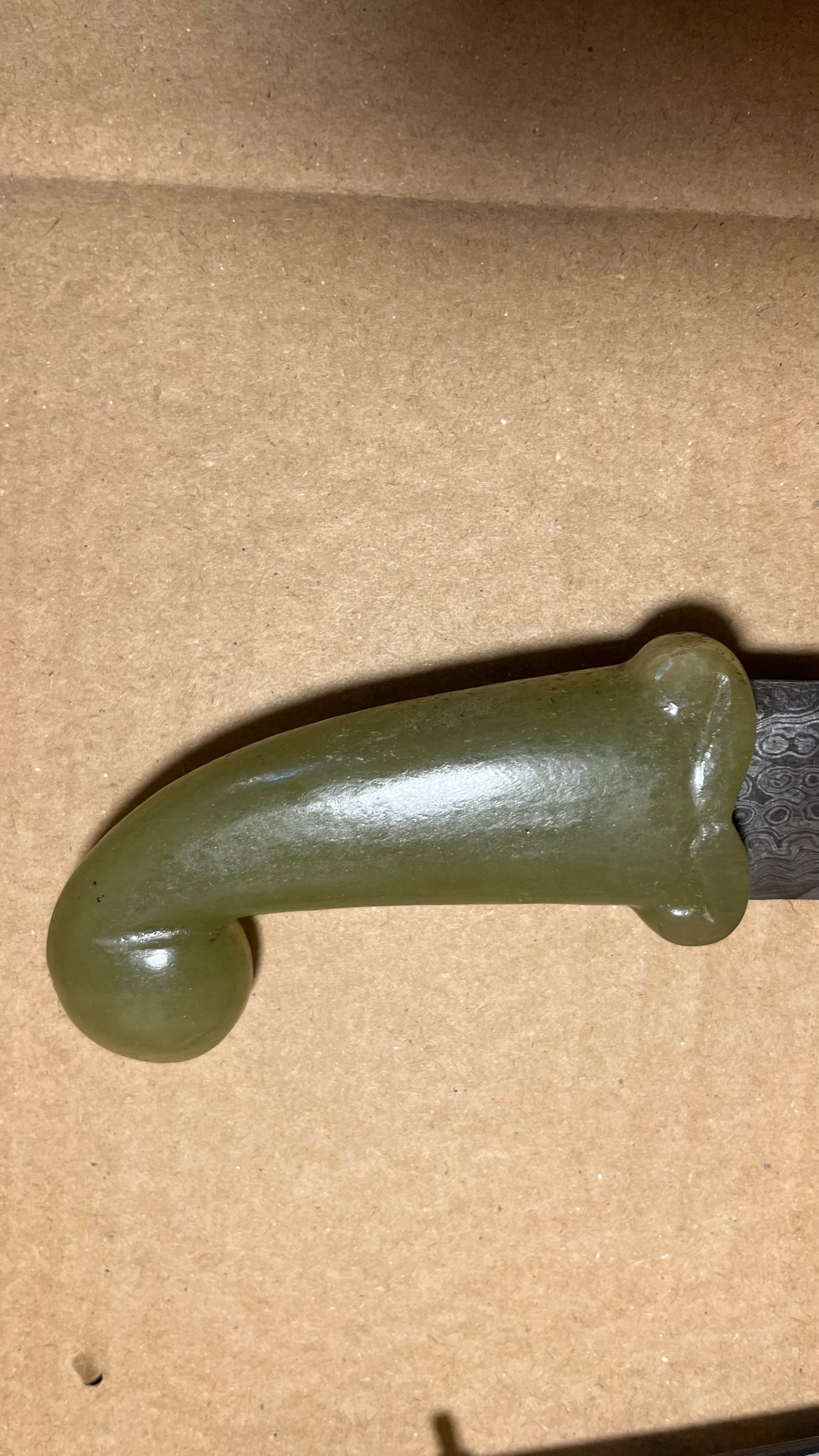 Syrian Silver Dagger with Elegant Gold Filigree