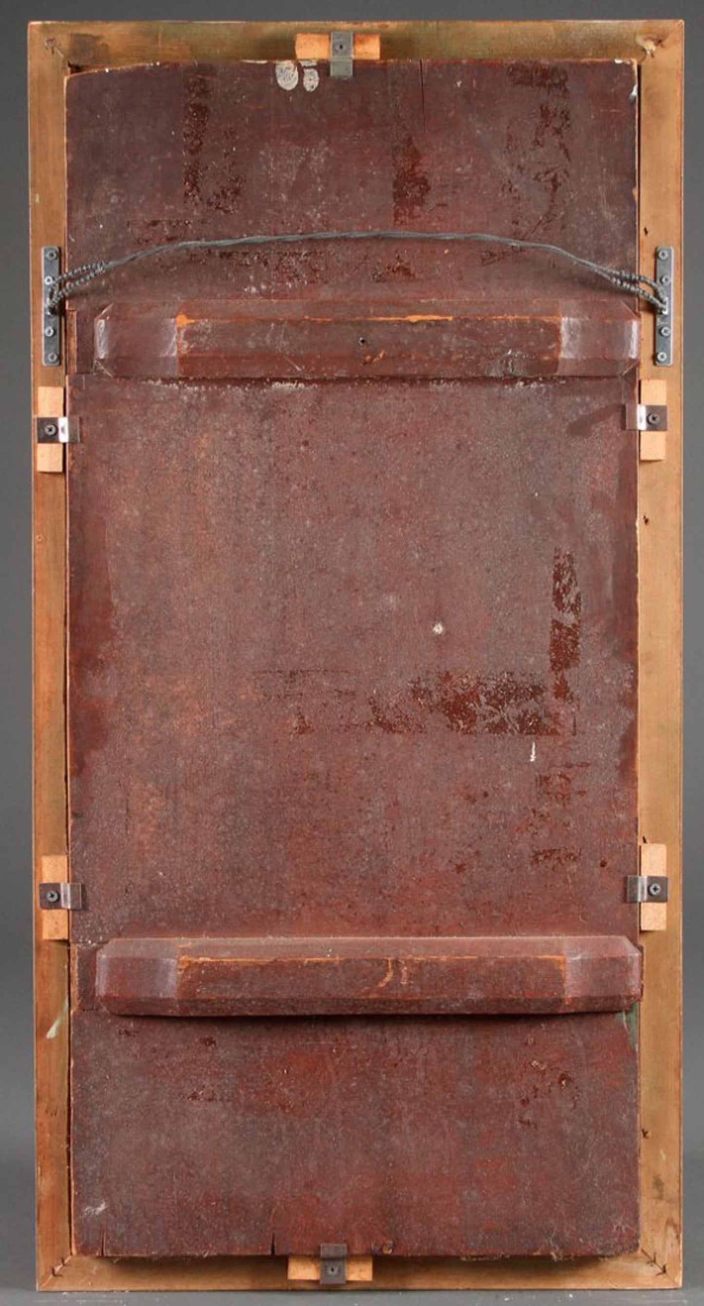 LARGE RUSSIAN ICON OF ST. ALEXI AND ST. JOHN