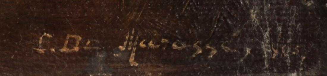 SIGNED & DATED ANNUNCIATION PAINTING