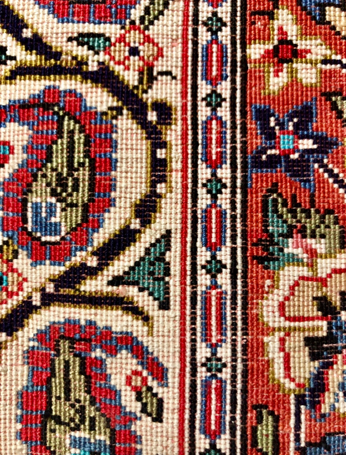 Persian Qom handmade silk on silk  special carpet.