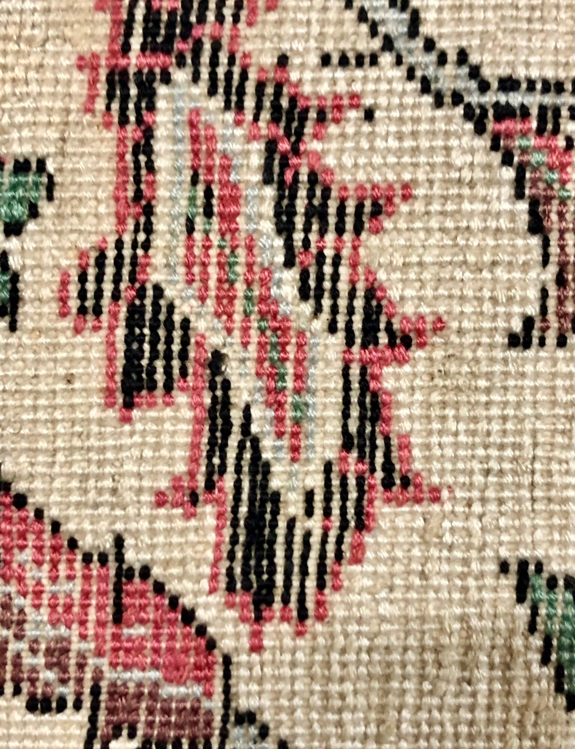 Persian Qom handmade silk on silk carpet.