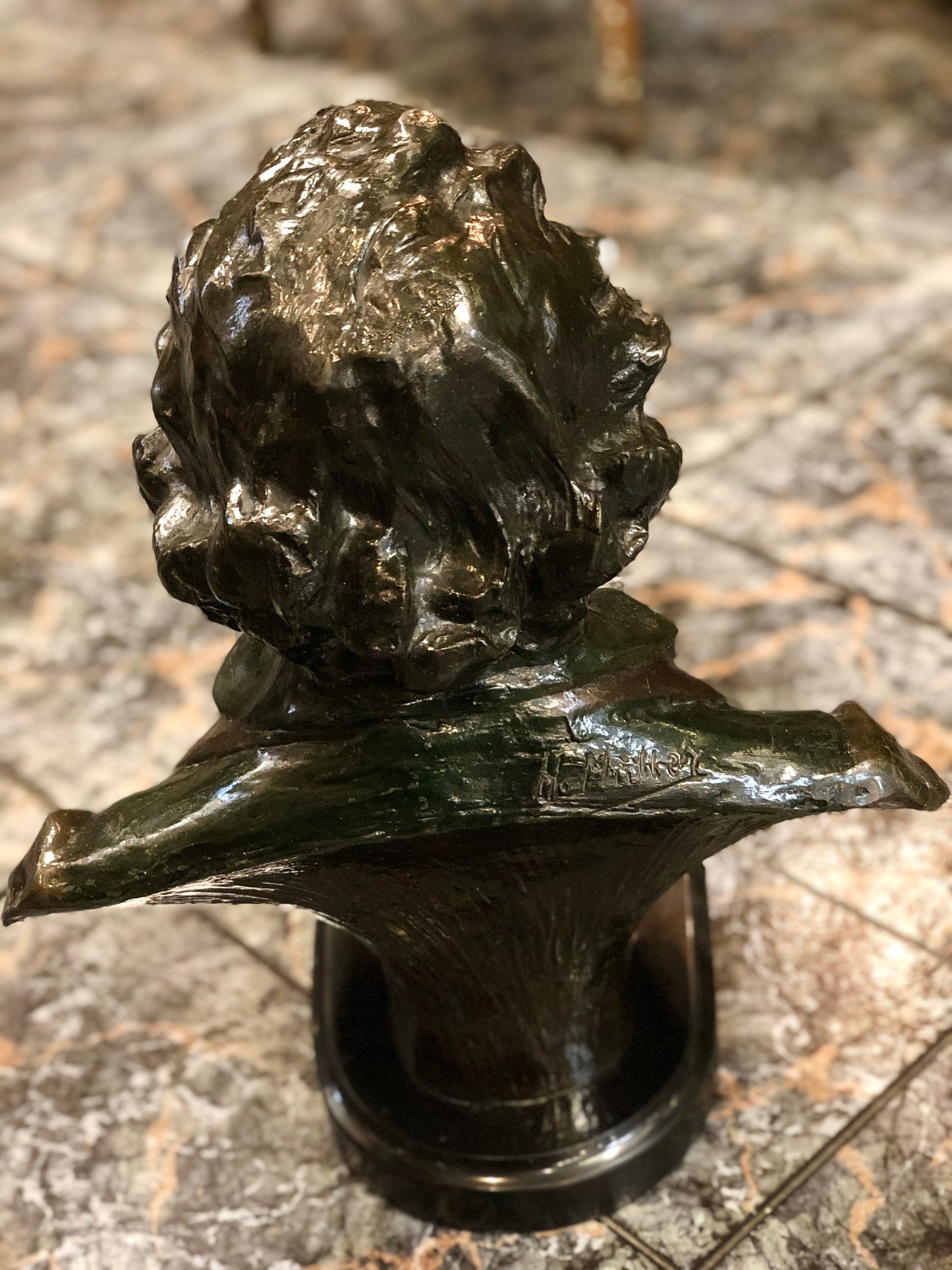 Ludwig Van Beethoven ,Bronze Statue.