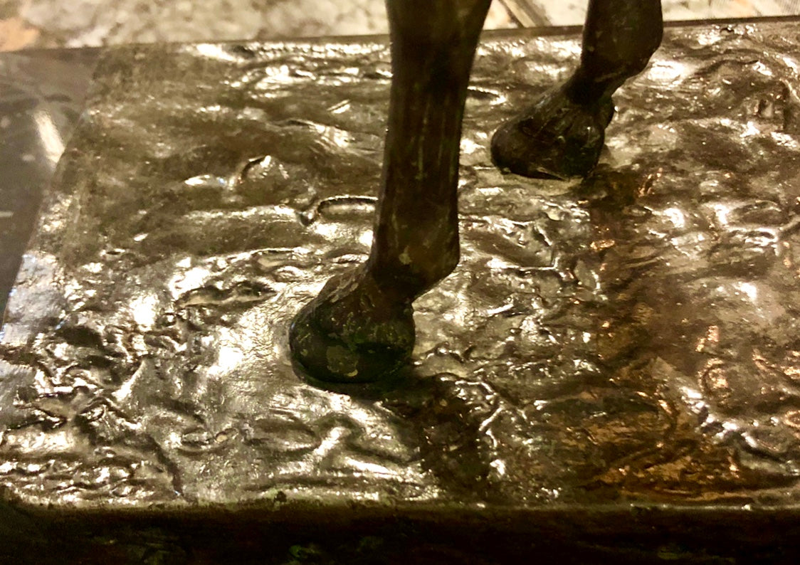 A Horse, Bronze Statue.