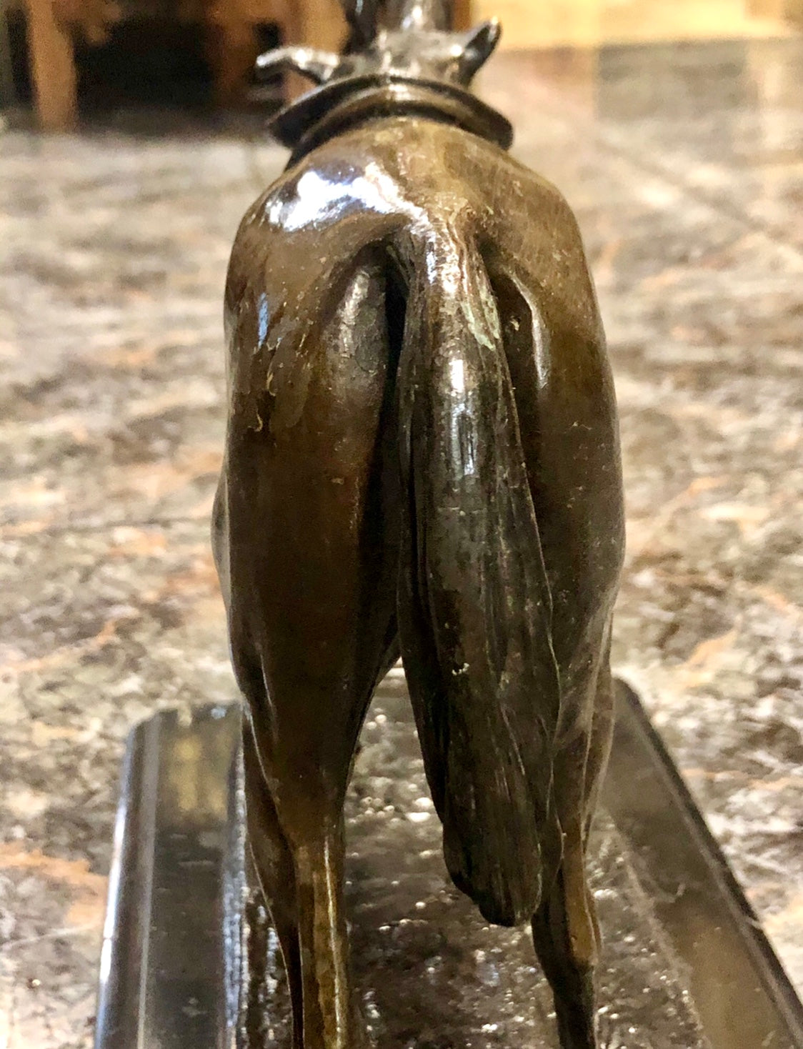 A Horse, Bronze Statue.