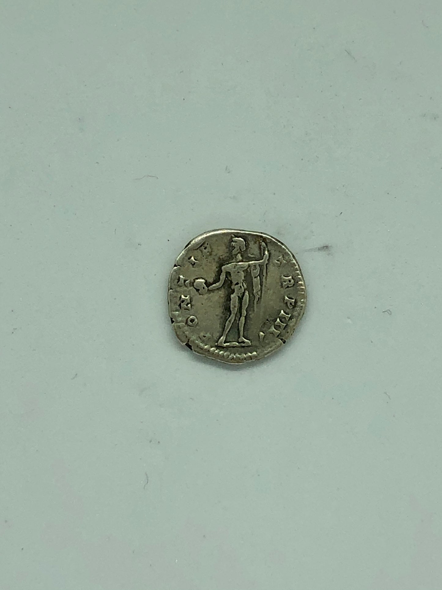 Silver Roman Denarius, ancient coin. 63 B.C./ 330 A.D.