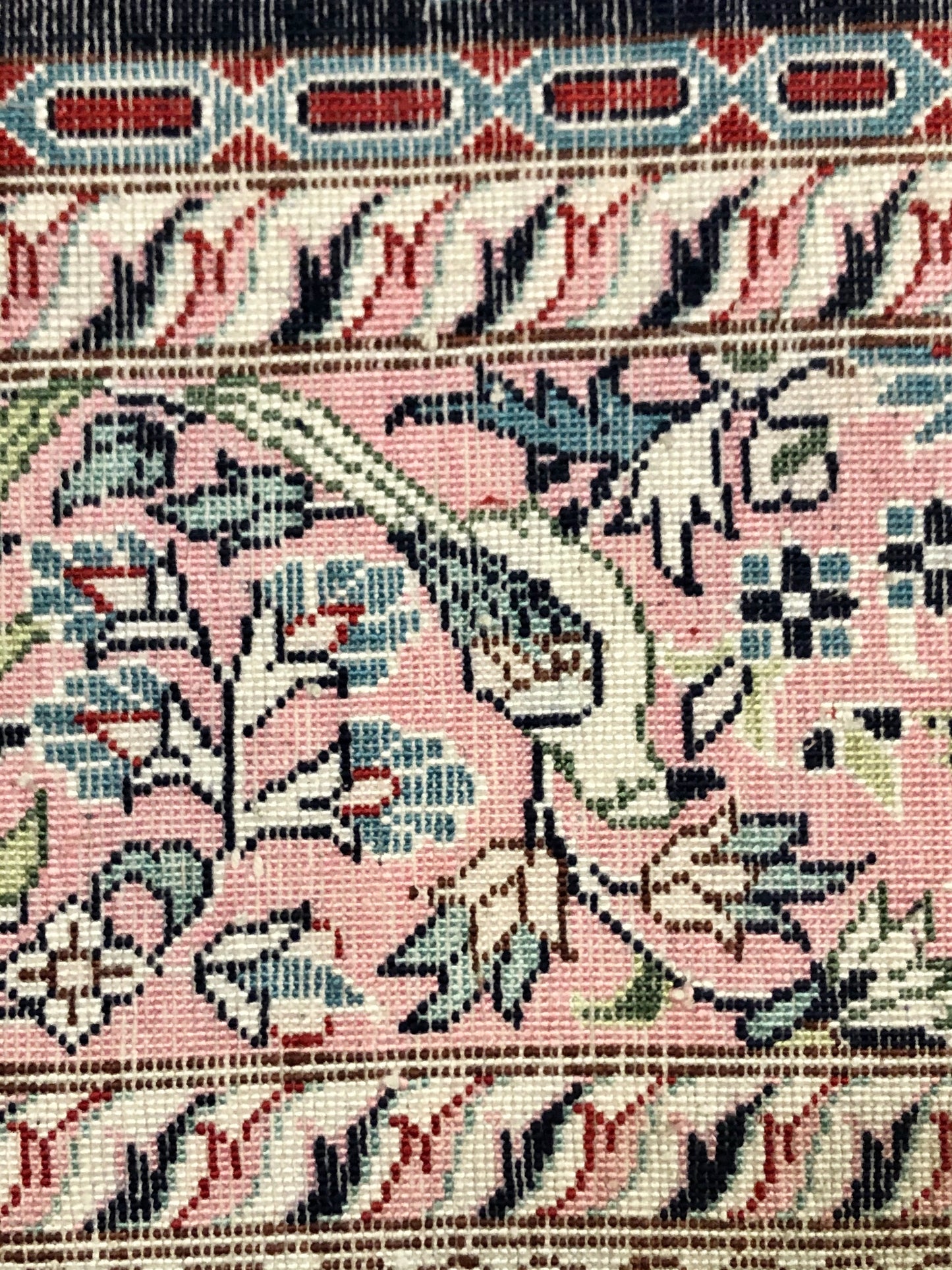 Persian Qom handmade silk on silk Carpet.