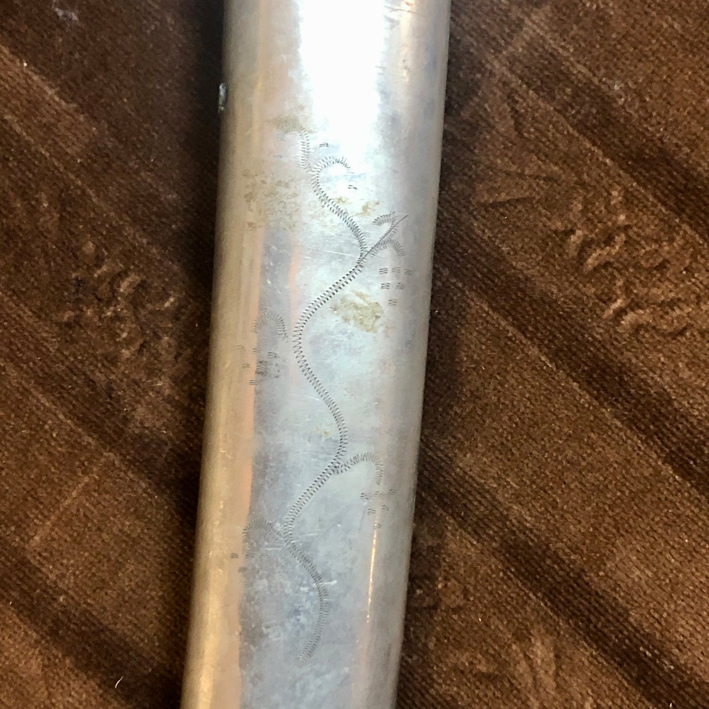 Silver Sword with Cross signs. 80 years old.