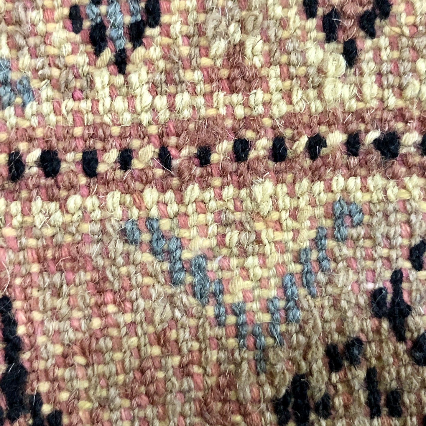 A Handmade Pakistani Wool Carpet.