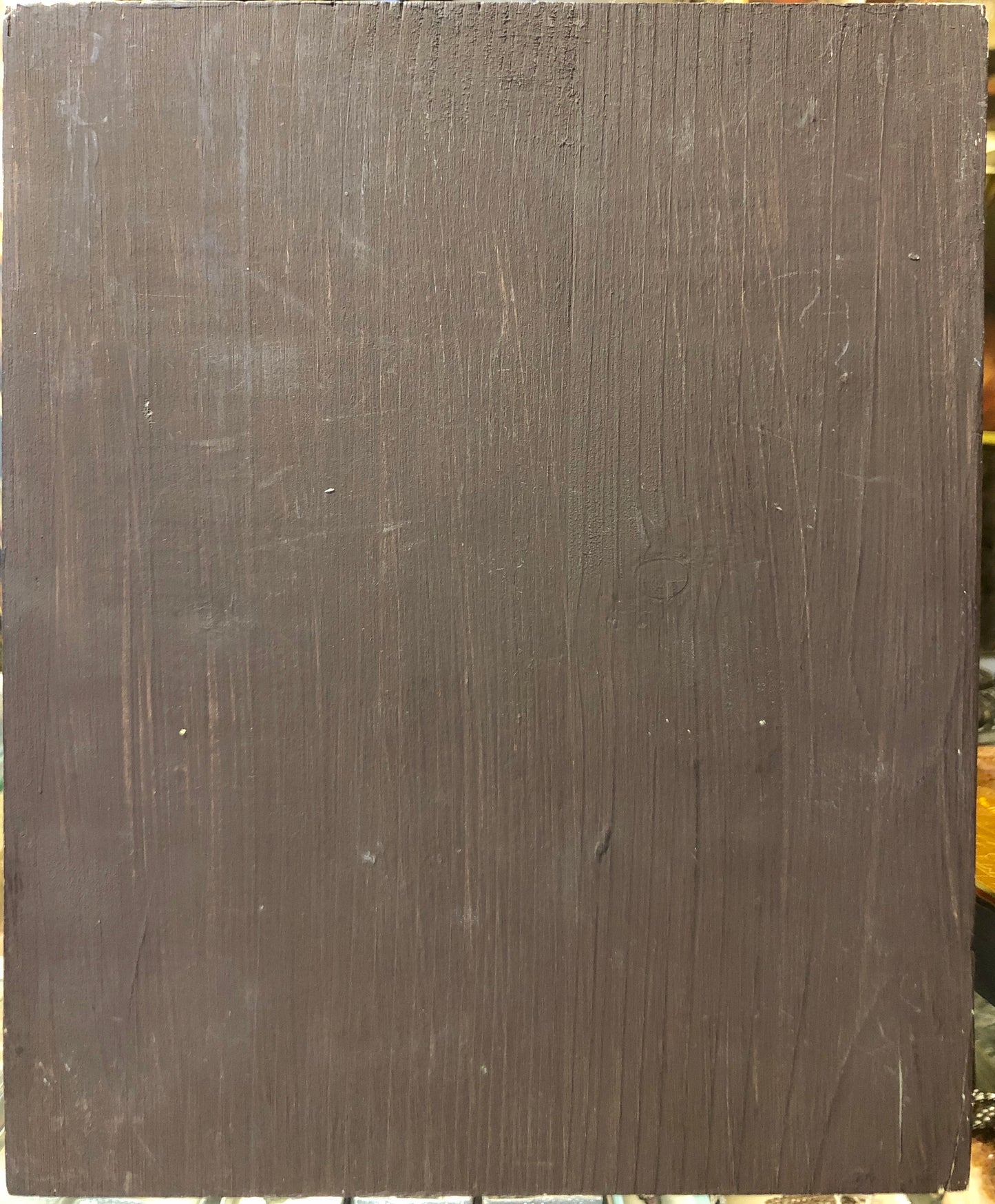 A handmade Russian icon of Our Lady. 20th Century.