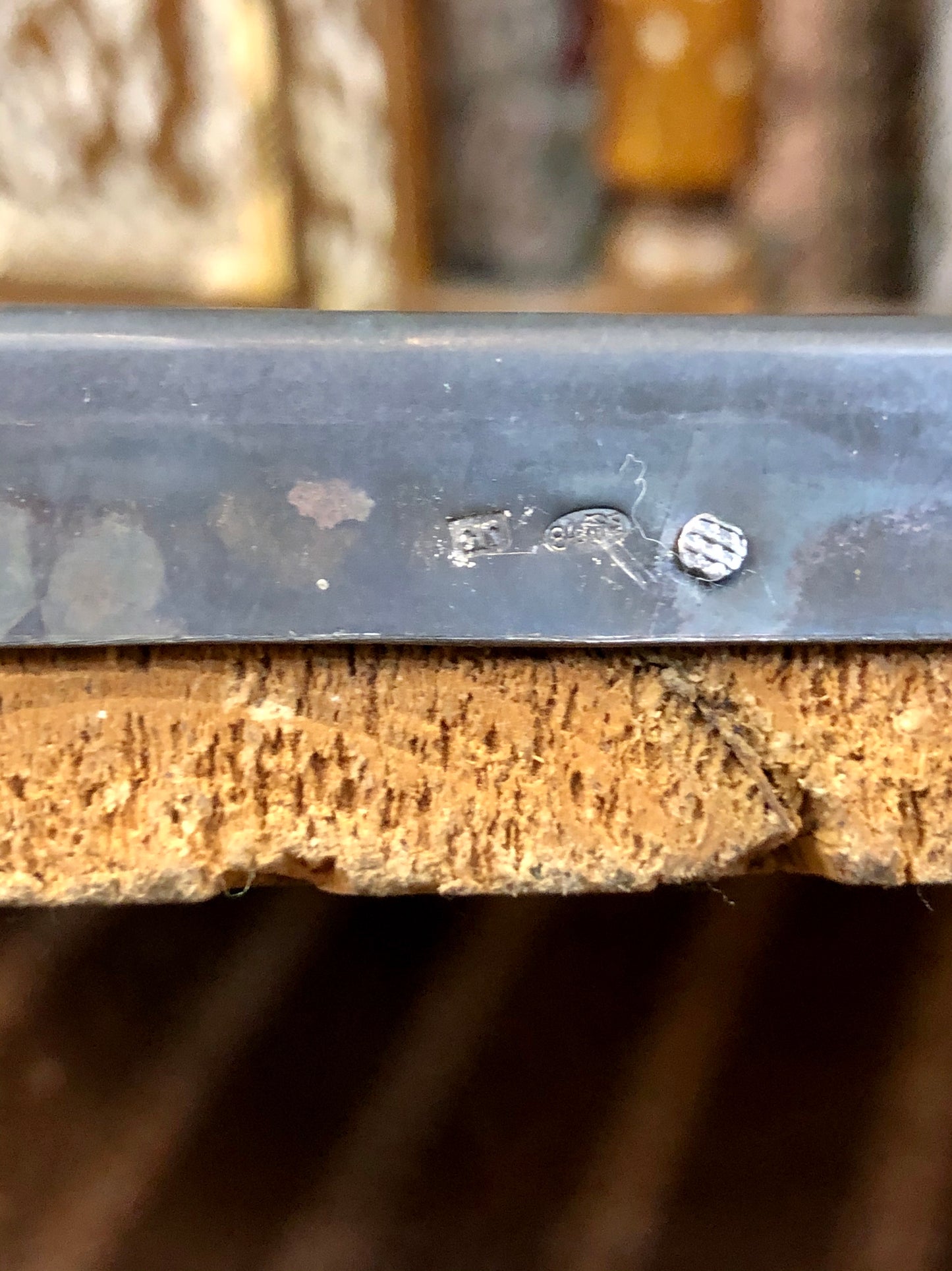 A Handmade Silver Russian icon of Mother of God.