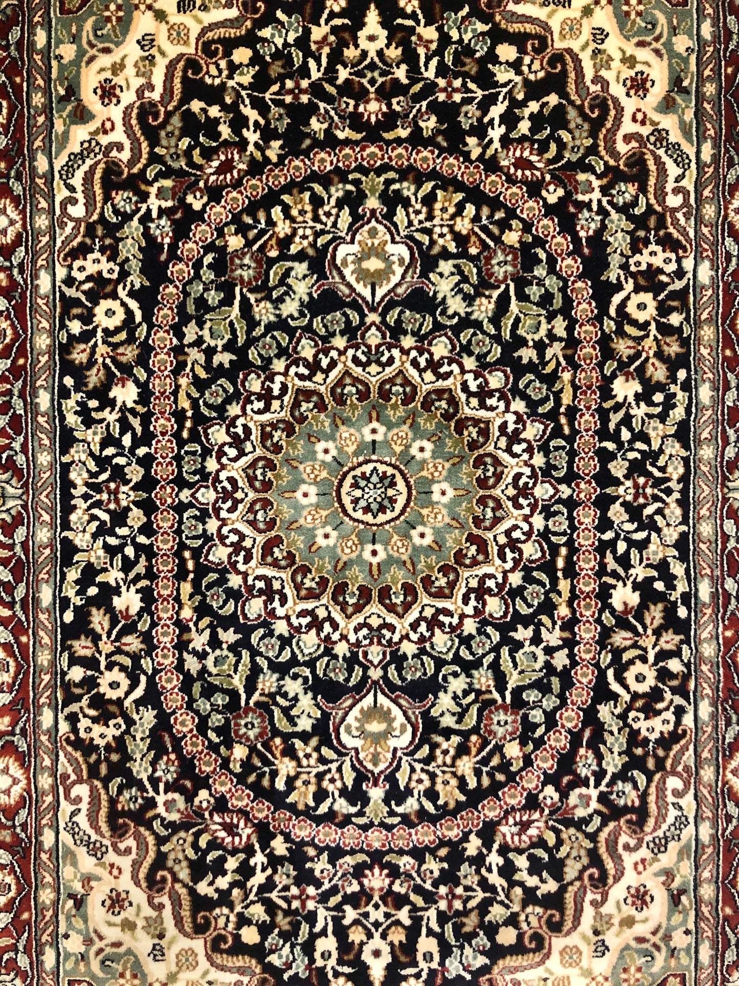 Persian Qom handmade silk on silk Carpet.