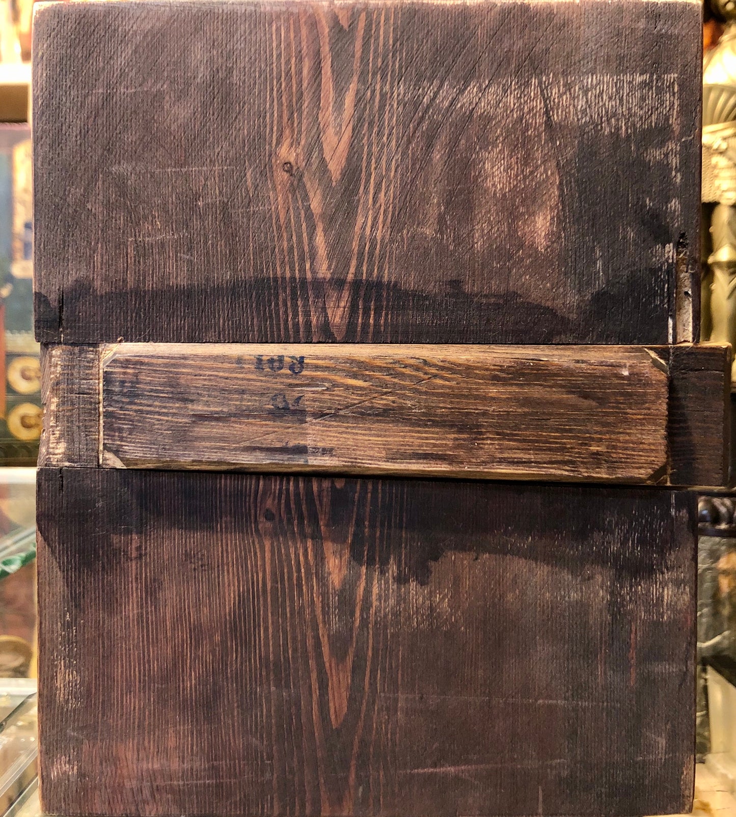 Annunciation, a handmade Russian Icon, 20th Century.