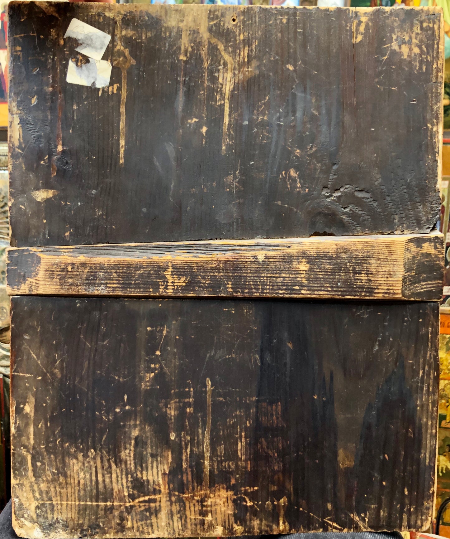 Mother of God, handmade Russian icon, Moscow School. 19th Century.