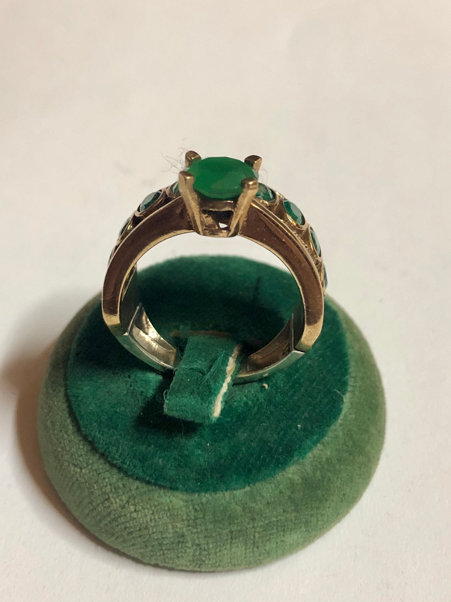 A 925 Silver Ring with Sapphire stones.