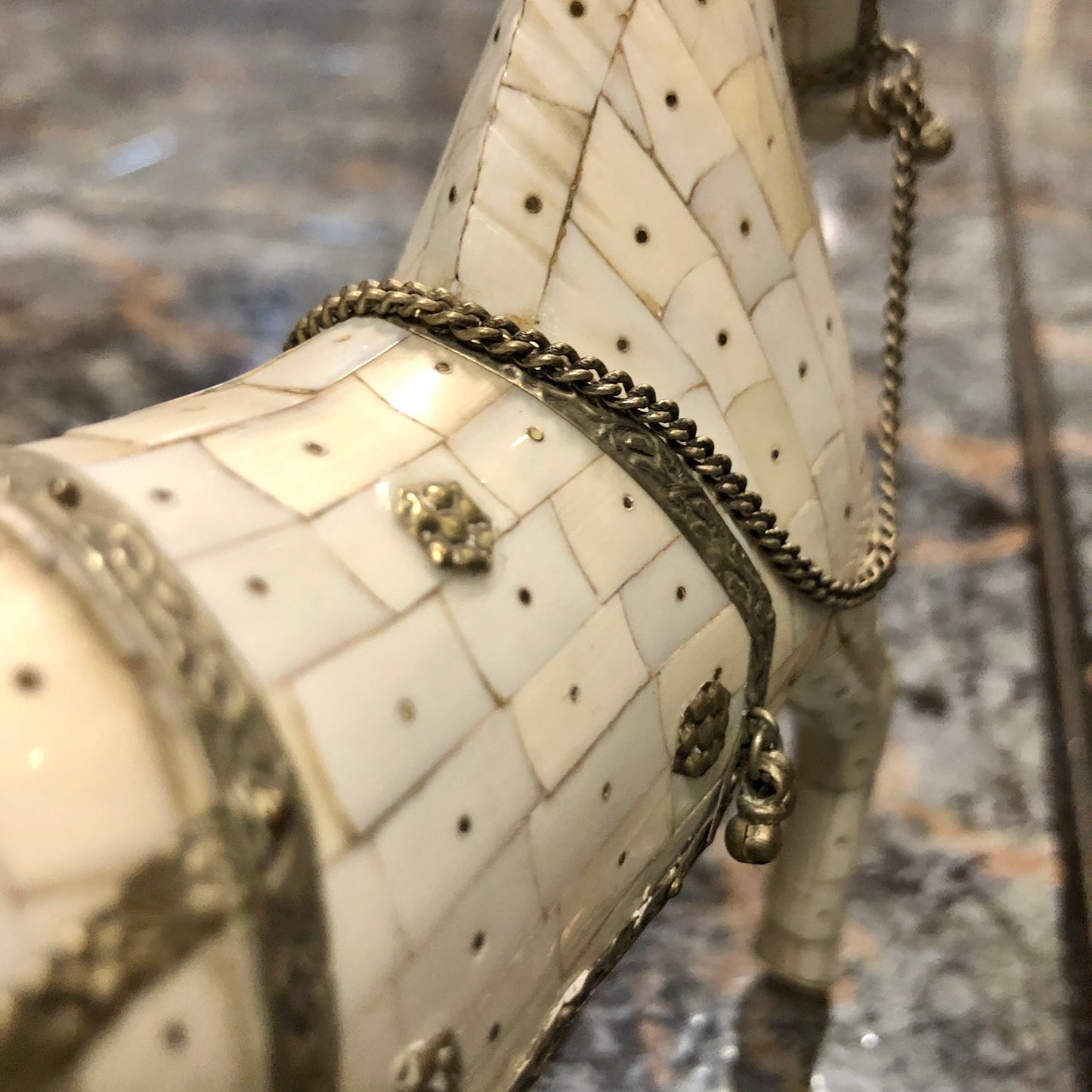 Horse made out of pure ivory. 90 years old.