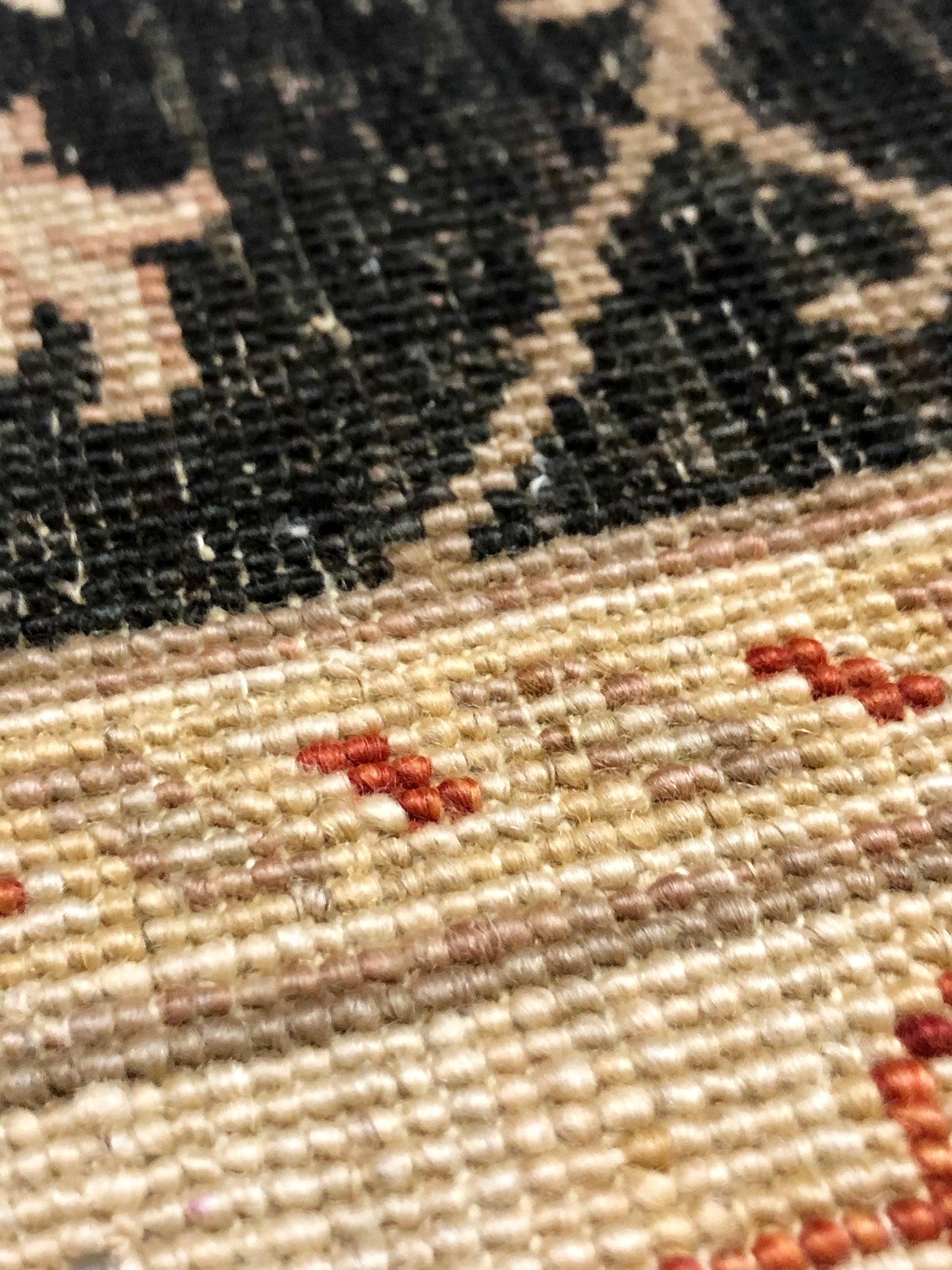 A handmade Iranian Ziegler Wool Carpet.