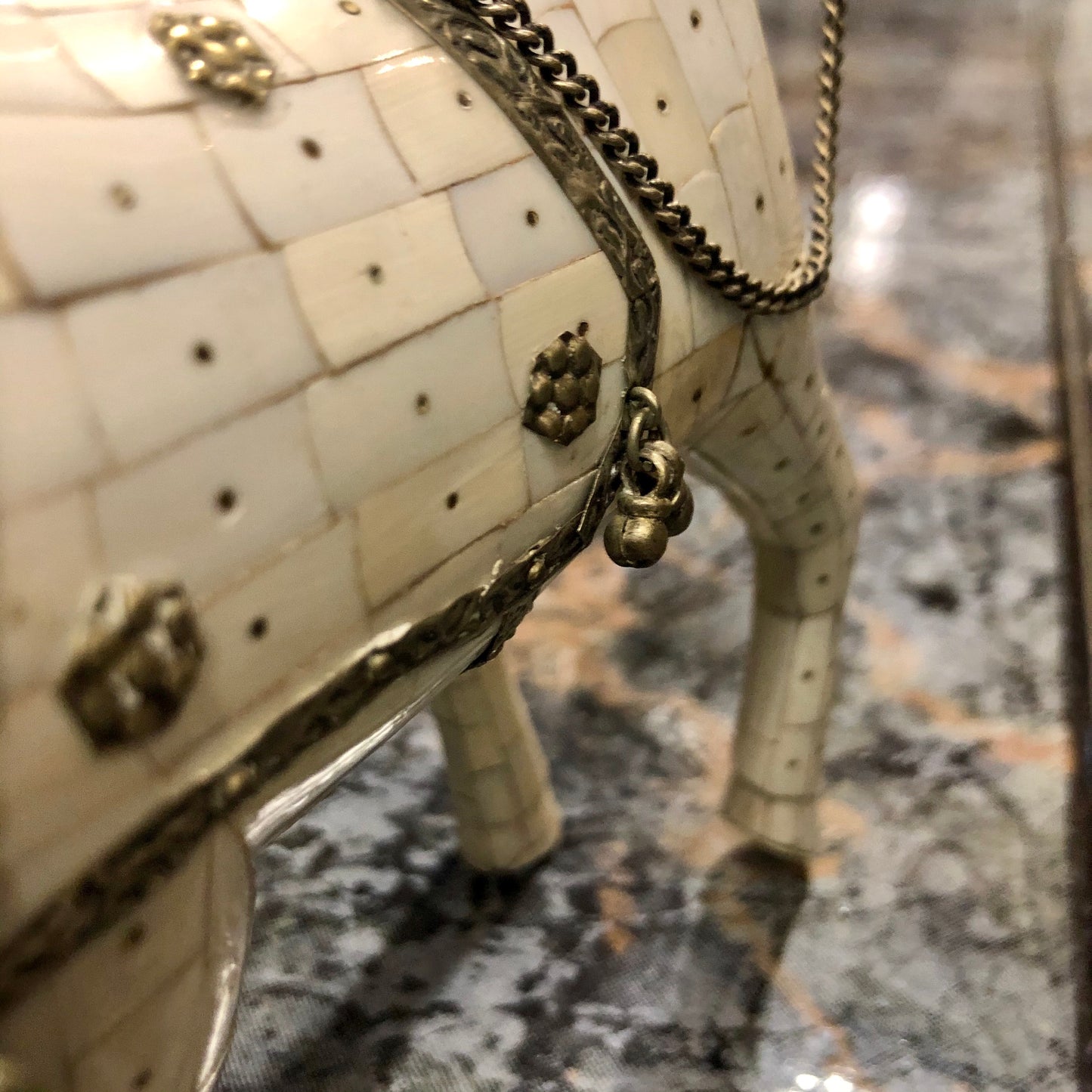 Horse made out of pure ivory. 90 years old.