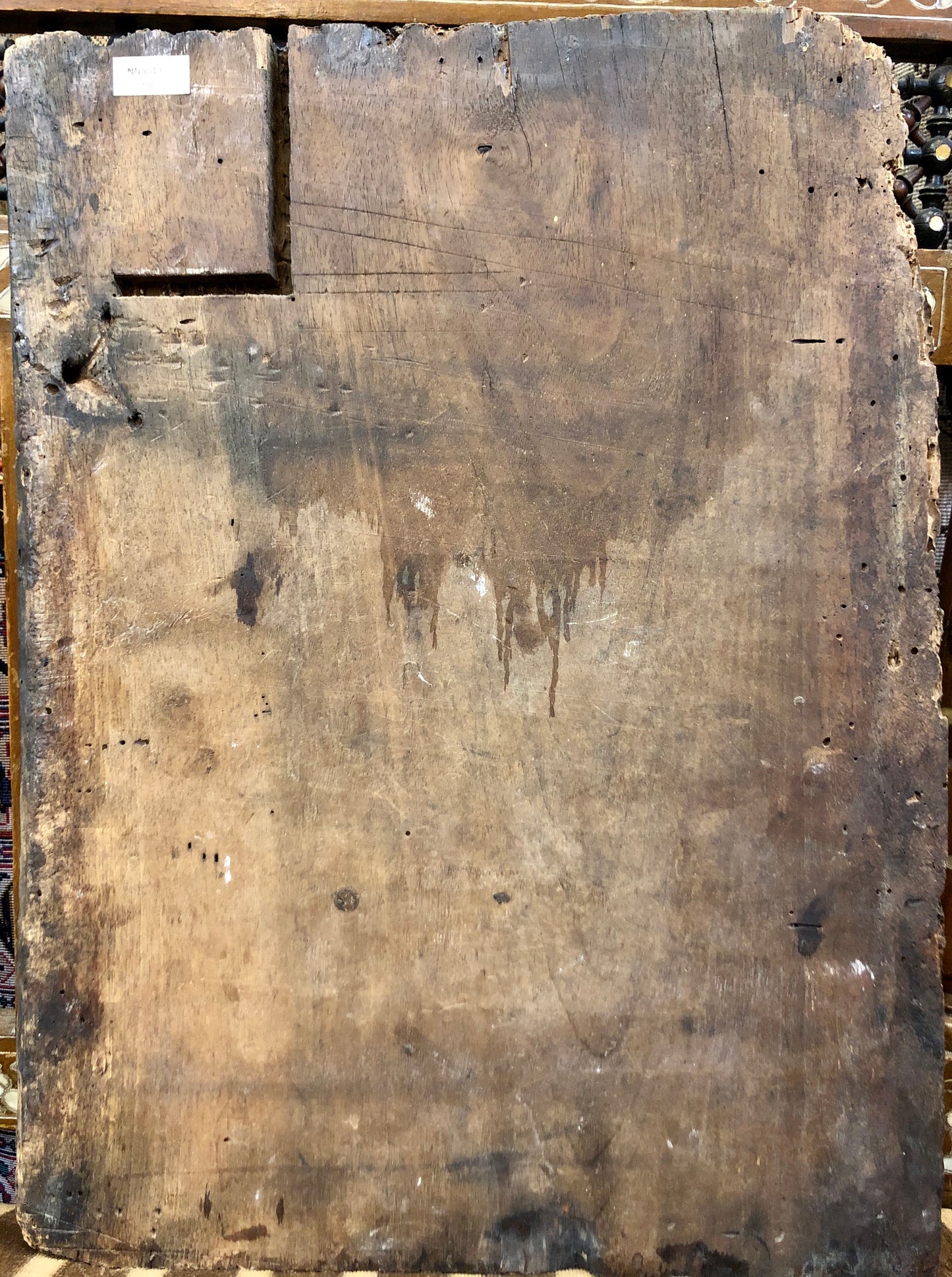 A Handmade Russian Icon of The Nativity 18th Century.