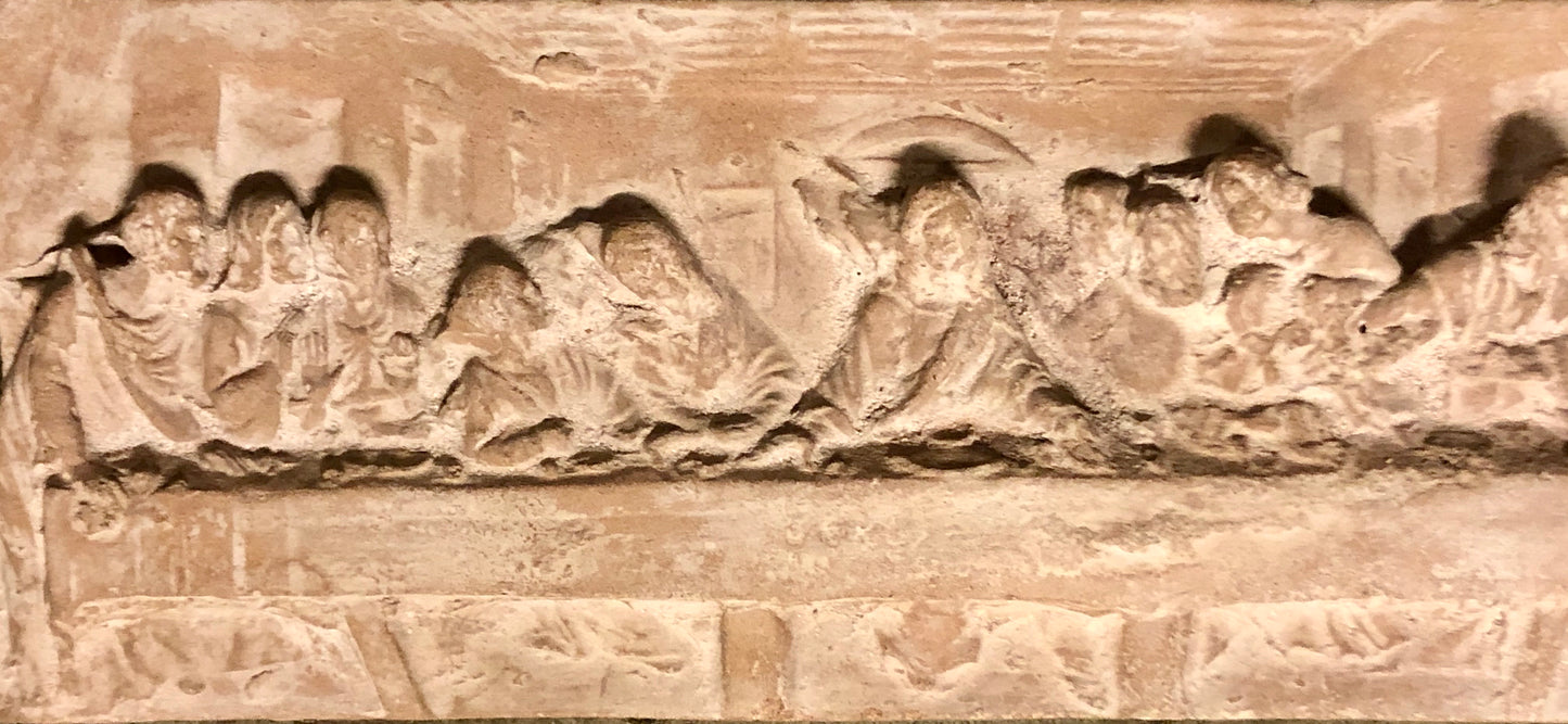 A Statue of The Last Supper.