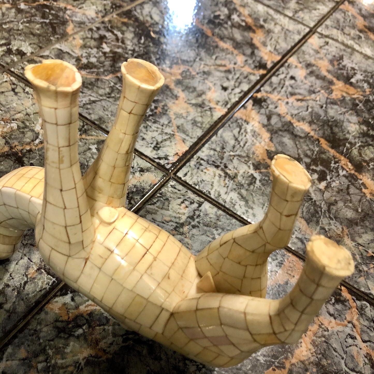 Camel made out of pure ivory. 90 years old.