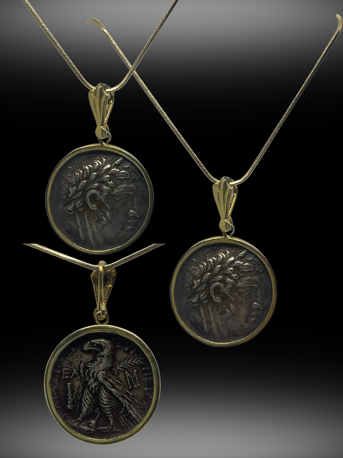 Tyre Shekel in 14K Gold Pendan