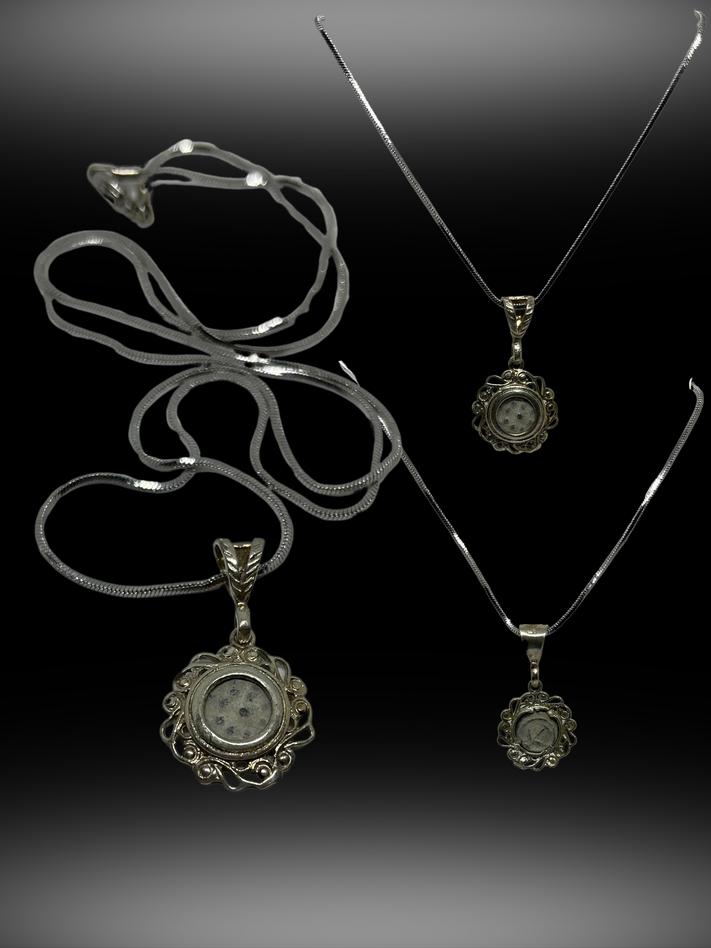Heart of Sacrifice: Widow's Mite Coin in Sterling Silver Pendant