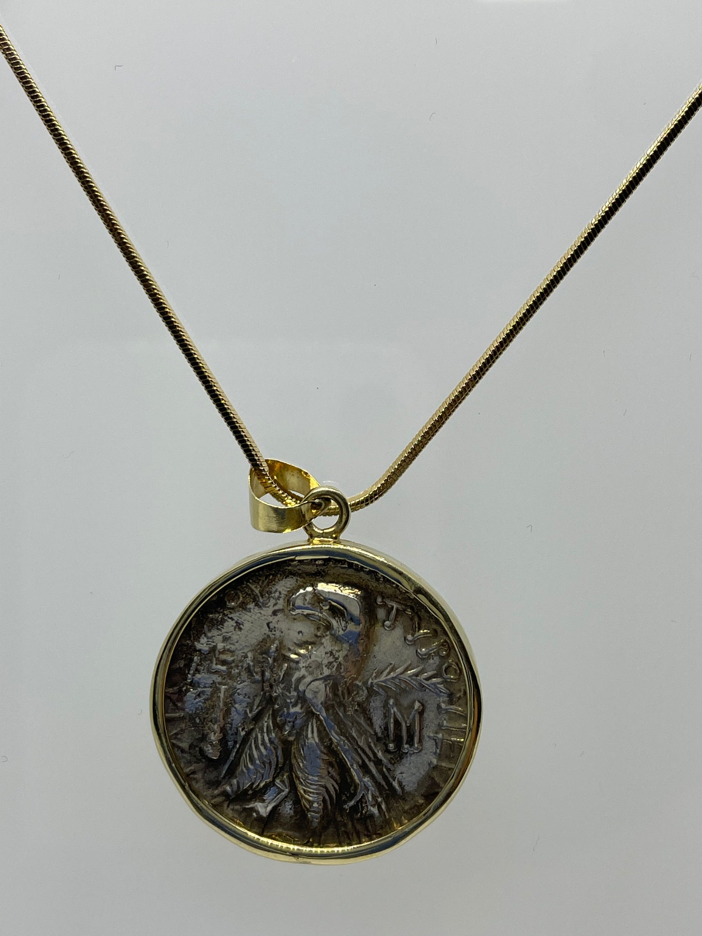 Tyre Shekel in 14K Gold Pendan