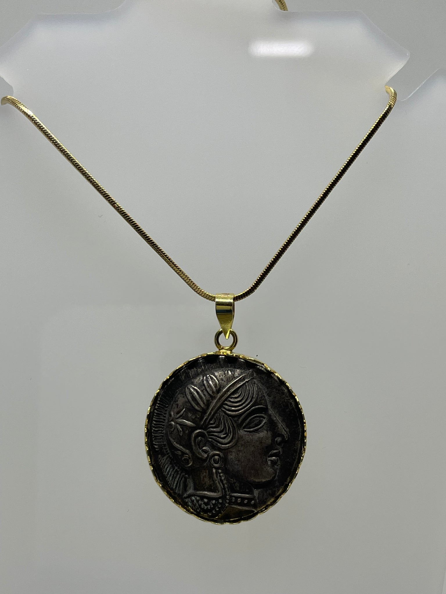 Athena Coin Pendant in Silver 925sterling Silver 925 Coin of - Etsy India | Coin  pendant, Athena coin, Silver fashion