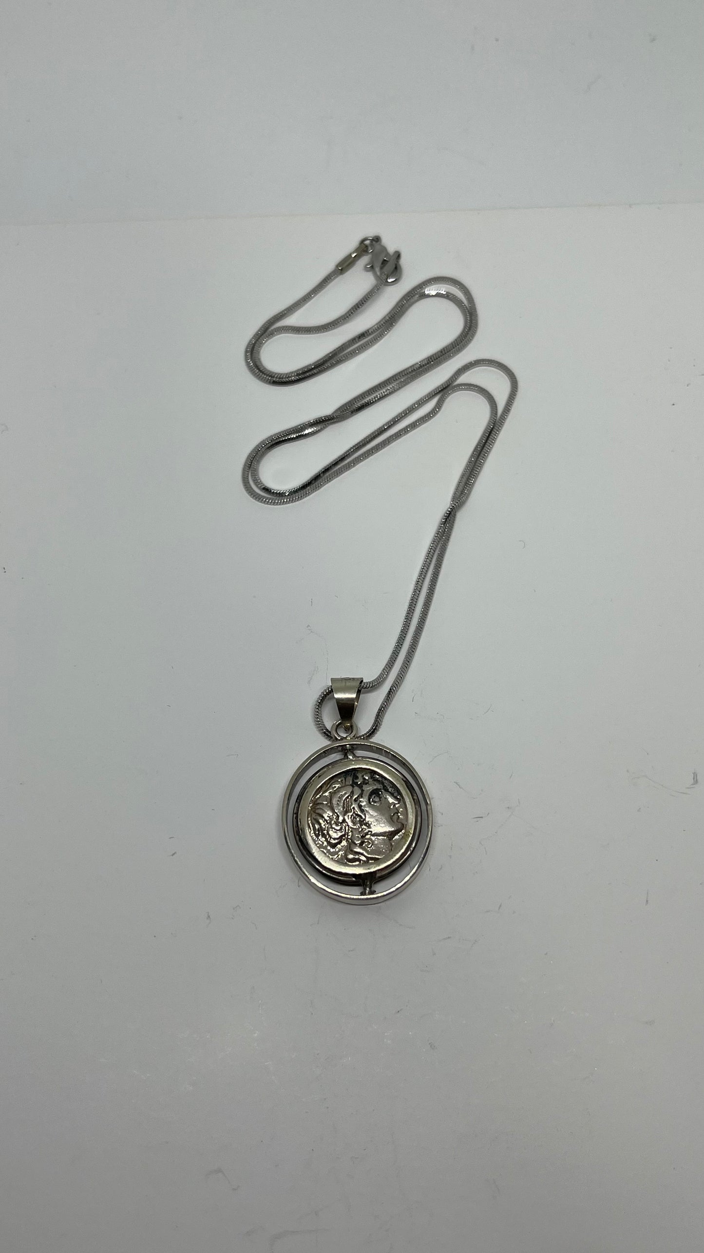 Alexander's Triumph: Half Tetradrachms of Alexander the Great in Sterling Silver Pendant