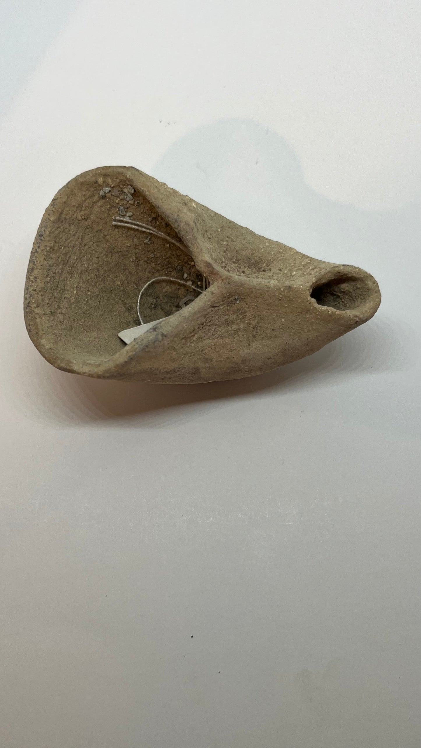 Authentic Ancient Early Bronze Age Clay Oil Lamp