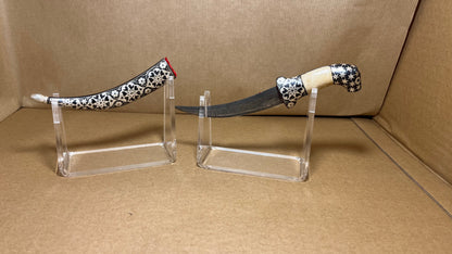 Syrian Silver Dagger with Ivory Handle