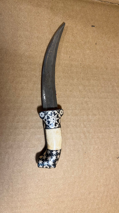 Syrian Silver Dagger with Ivory Handle