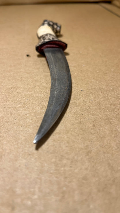 Syrian Silver Dagger with Ivory Handle