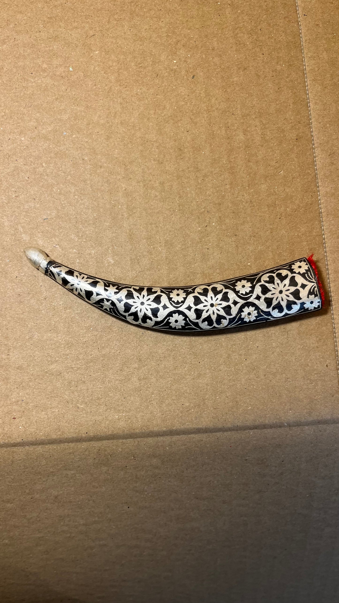 Syrian Silver Dagger with Ivory Handle