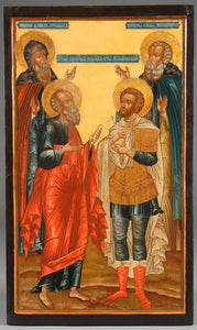 A LARGE RUSSIAN ICON, 18TH CENTURY