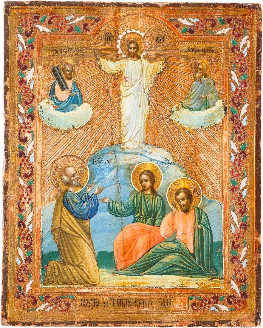 ICON SHOWING THE TRANSFIGURATION OF CHRIST