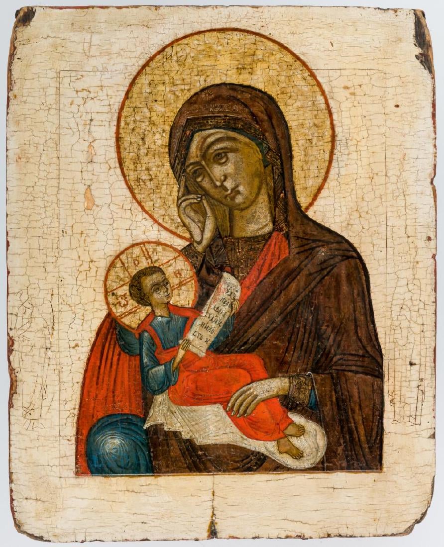 Mother of God "Soothe my Sorrow", Russian icon. 19th Century.