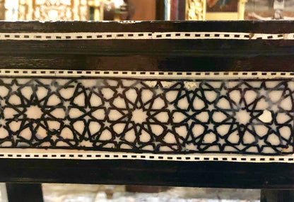 A Mother-of-Pearl handmade Syrian Table. 19th Century.