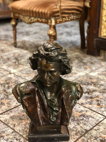 Ludwig Van Beethoven ,Bronze Statue.