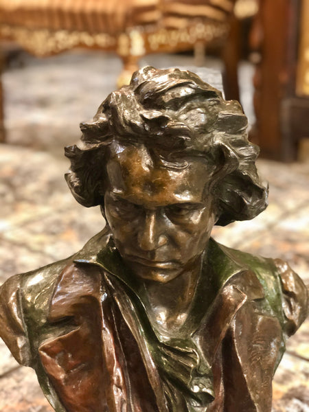 Ludwig Van Beethoven ,Bronze Statue.