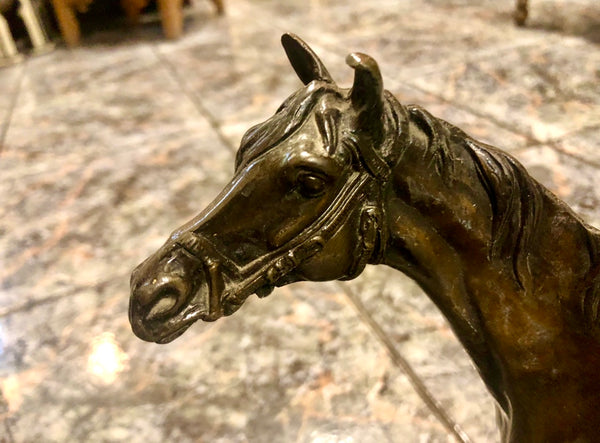 A Horse, Bronze Statue.