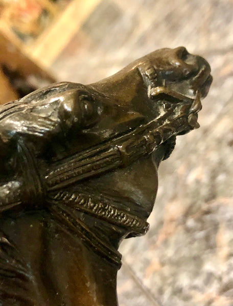 A Horse, Bronze Statue.
