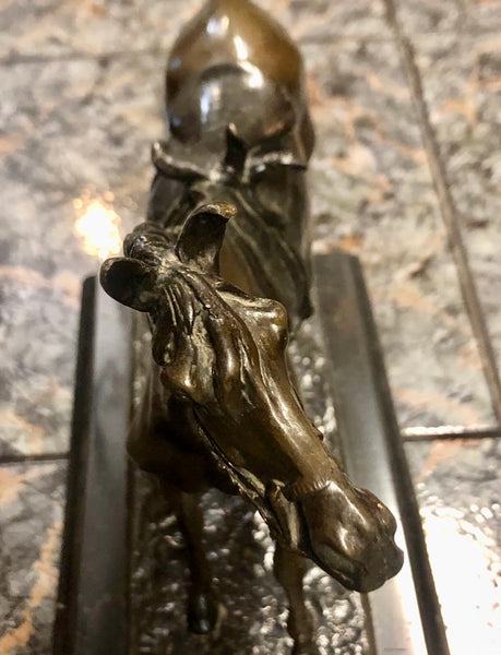 A Horse, Bronze Statue.