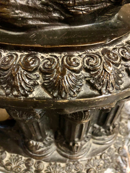 A Horse standing up, Bronze Statue.