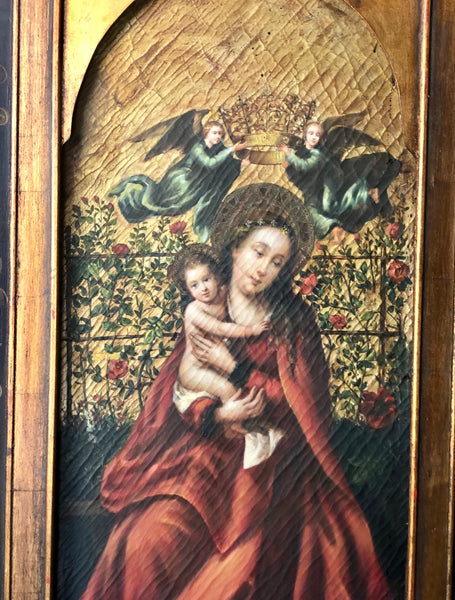Mother of God, Armenian Icon, Jerusalem. Middle 19th Century.