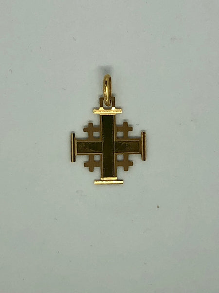 Jerusalem Cross, a pendant, 14k.